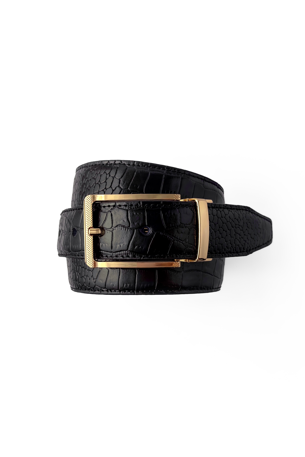 Gold Croc Reversible (2 in 1) Belt