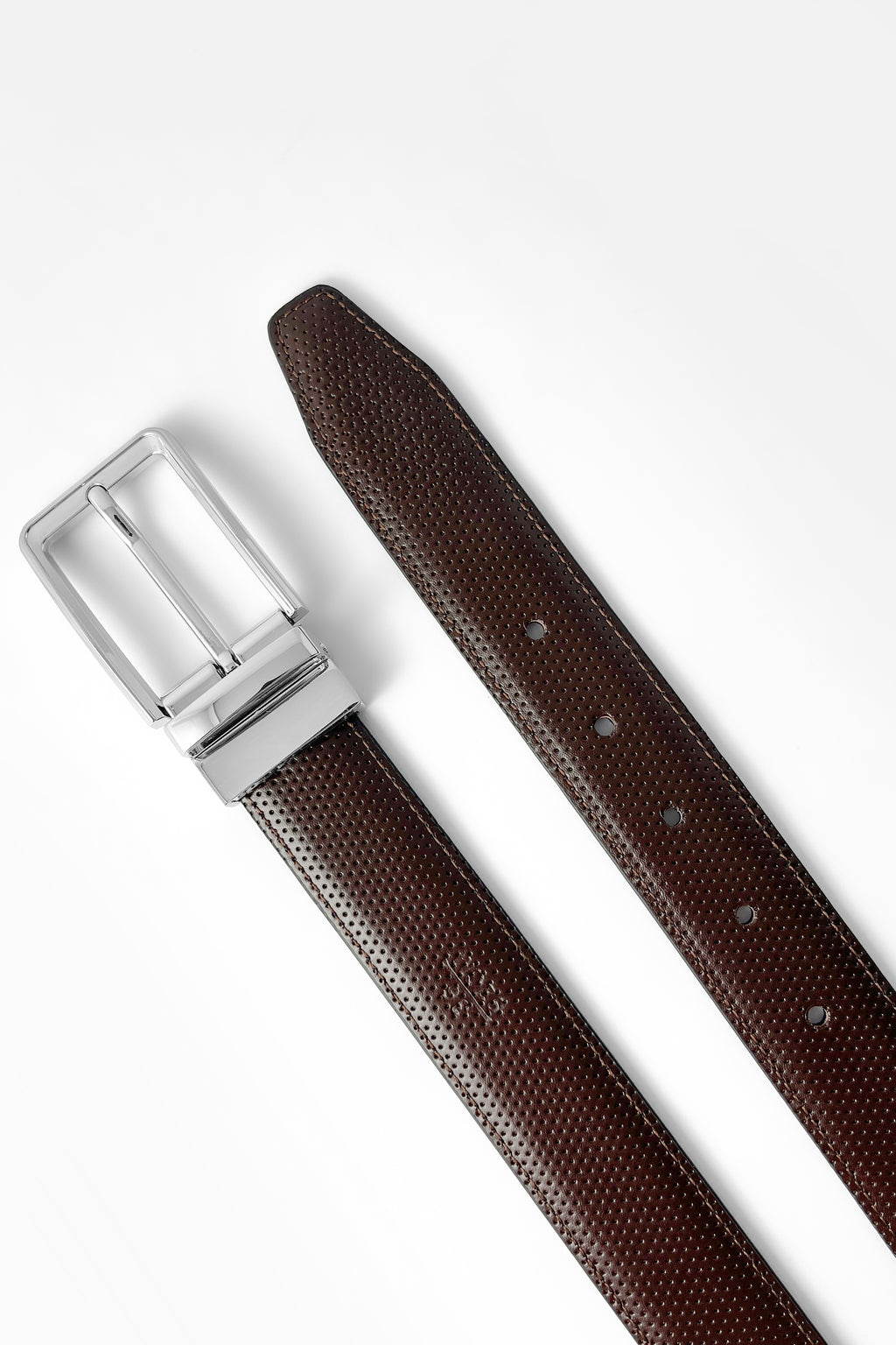 Silver Dot Reversible (2 in 1) Belt