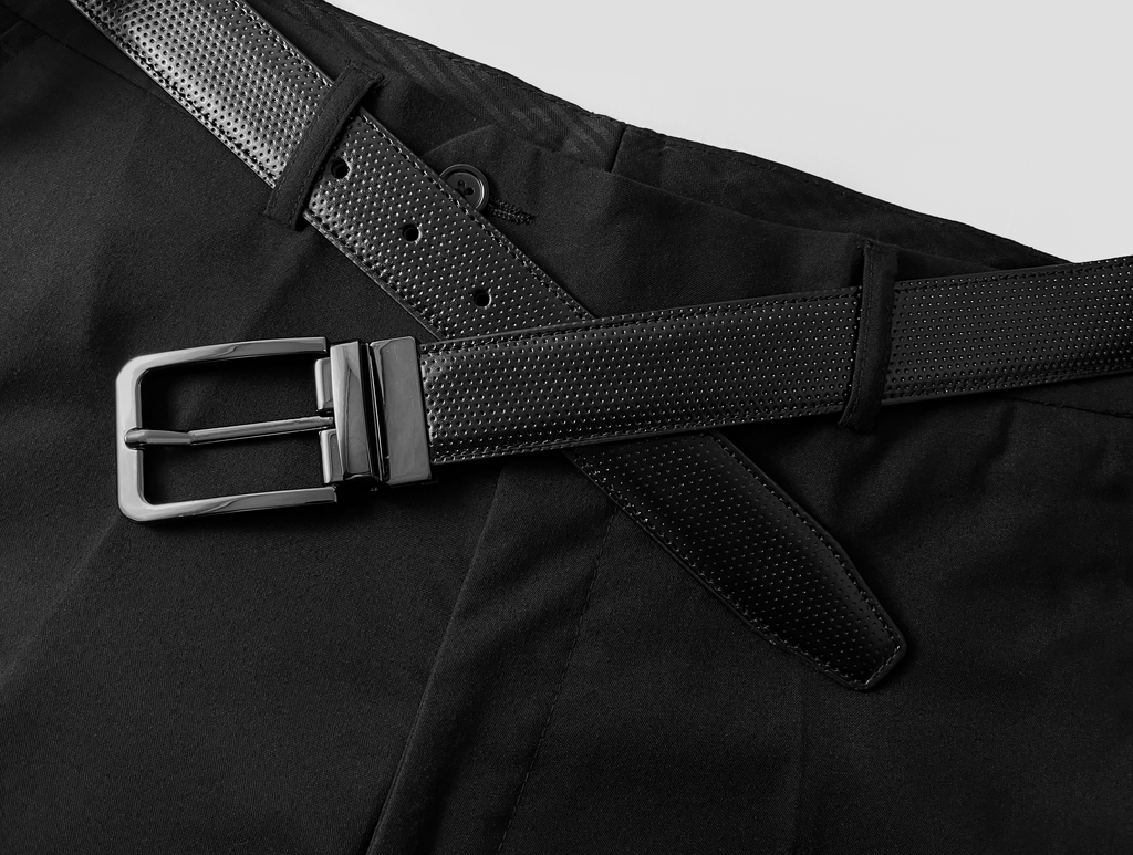 Black Dot Reversible (2 in 1) Belt