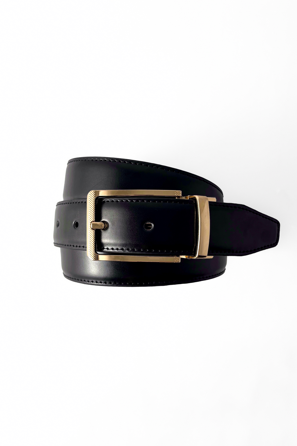 Gold Plain Reversible (2 in 1) Belt
