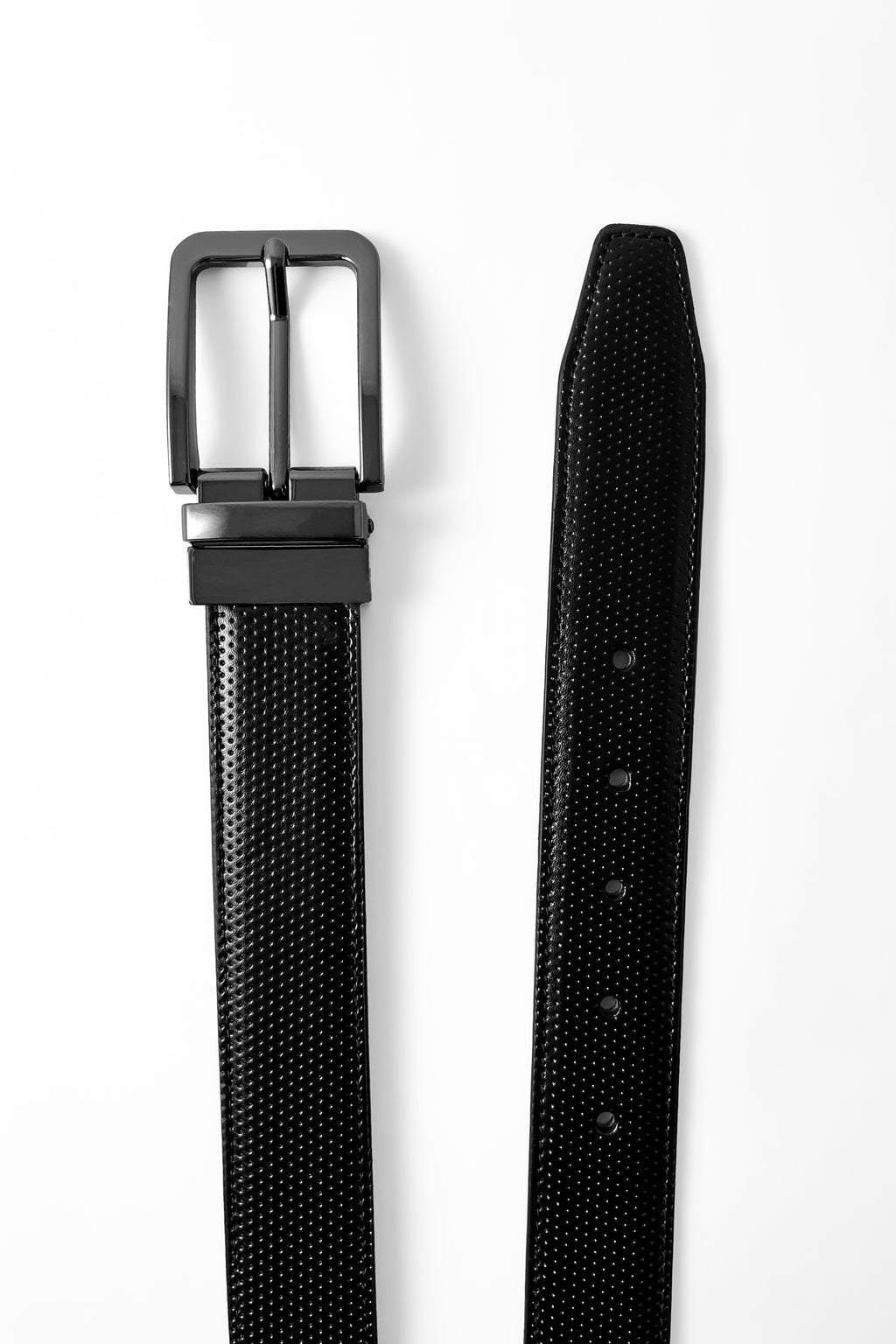 Black Dot Reversible (2 in 1) Belt