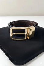 Gold Pin-dot (Reversible 2 in 1 Belt)