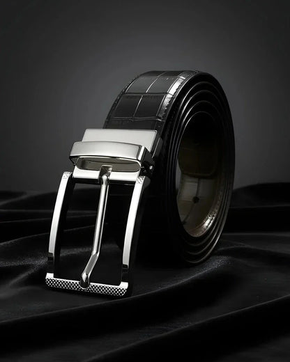 Silver Crocodile (Reversible 2 in 1 Belt)