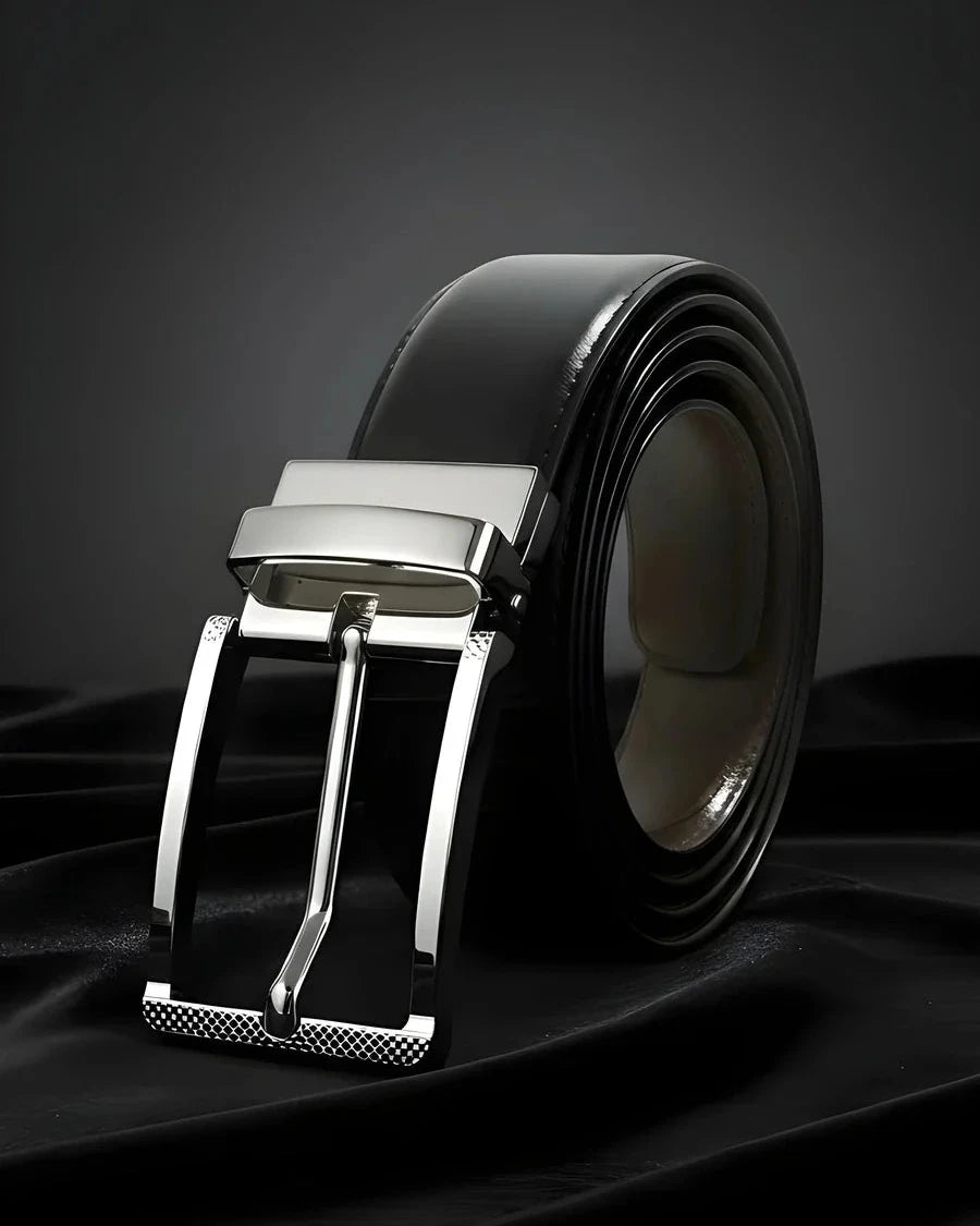Silver Plain (Reversible 2 in 1 Belt)