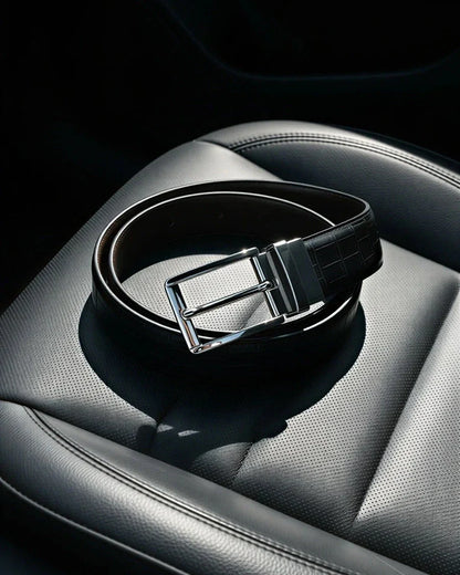 Silver Crocodile (Reversible 2 in 1 Belt)