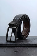 Black Crocodile (Reversible 2 in 1 Belt)