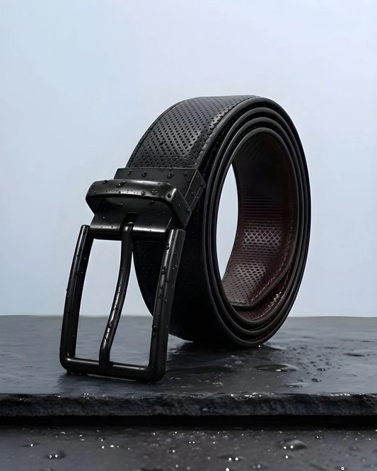 Black Pin-dot (Reversible 2 in 1 Belt)