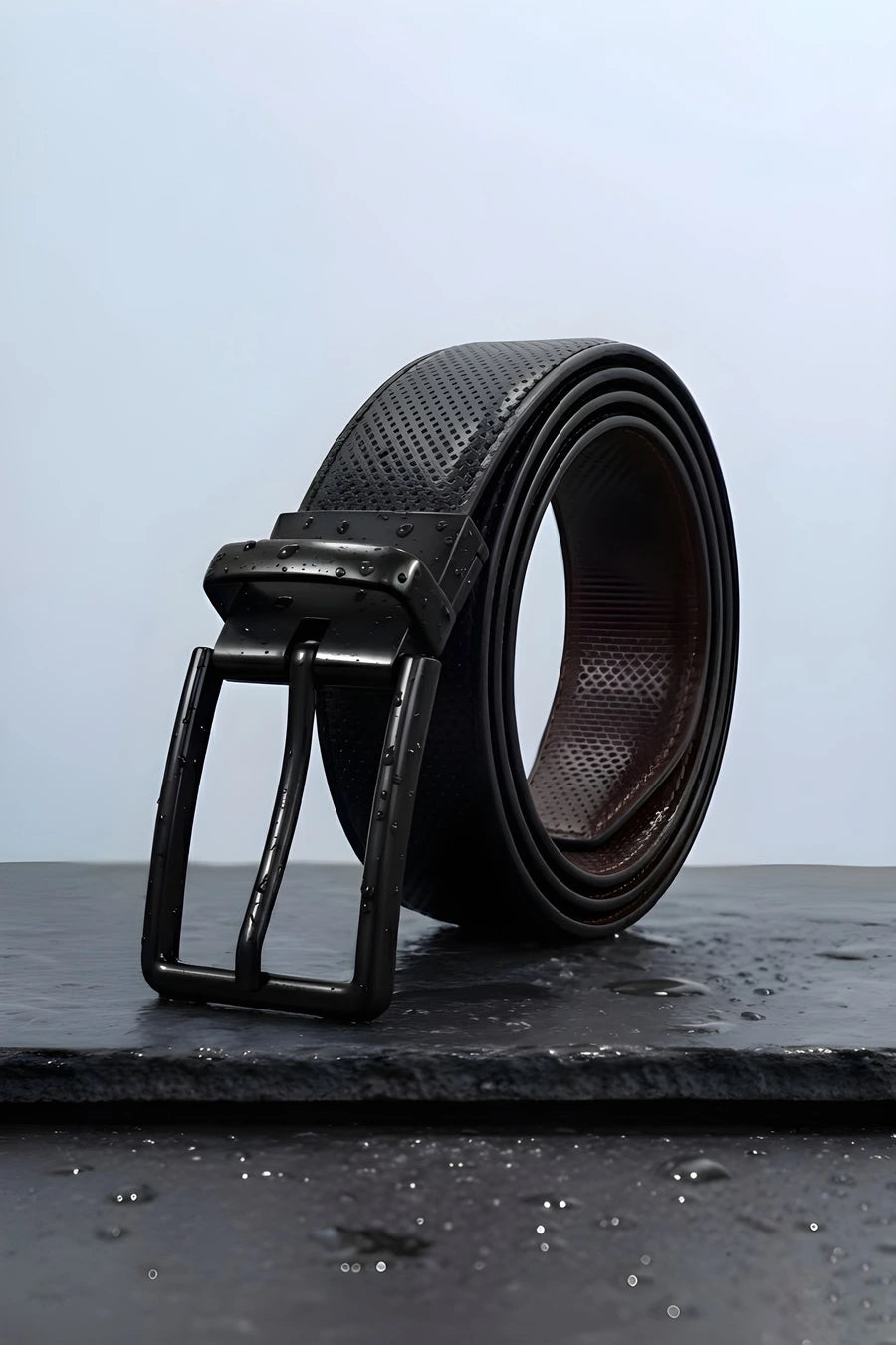 Black Pin-dot (Reversible 2 in 1 Belt)
