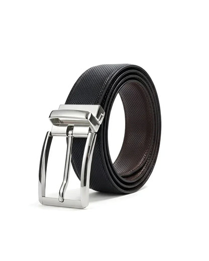 Silver Pin-dot (Reversible 2 in 1 Belt)