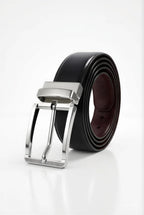 Silver Pin-dot (Reversible 2 in 1 Belt)