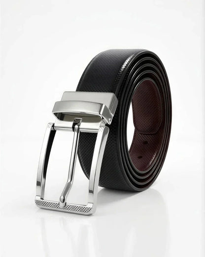Silver Pin-dot (Reversible 2 in 1 Belt)