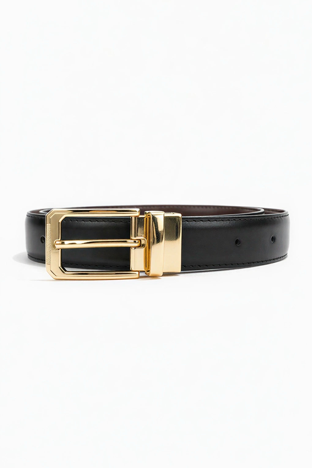 Gold Plain (Reversible 2 in 1 Belt)