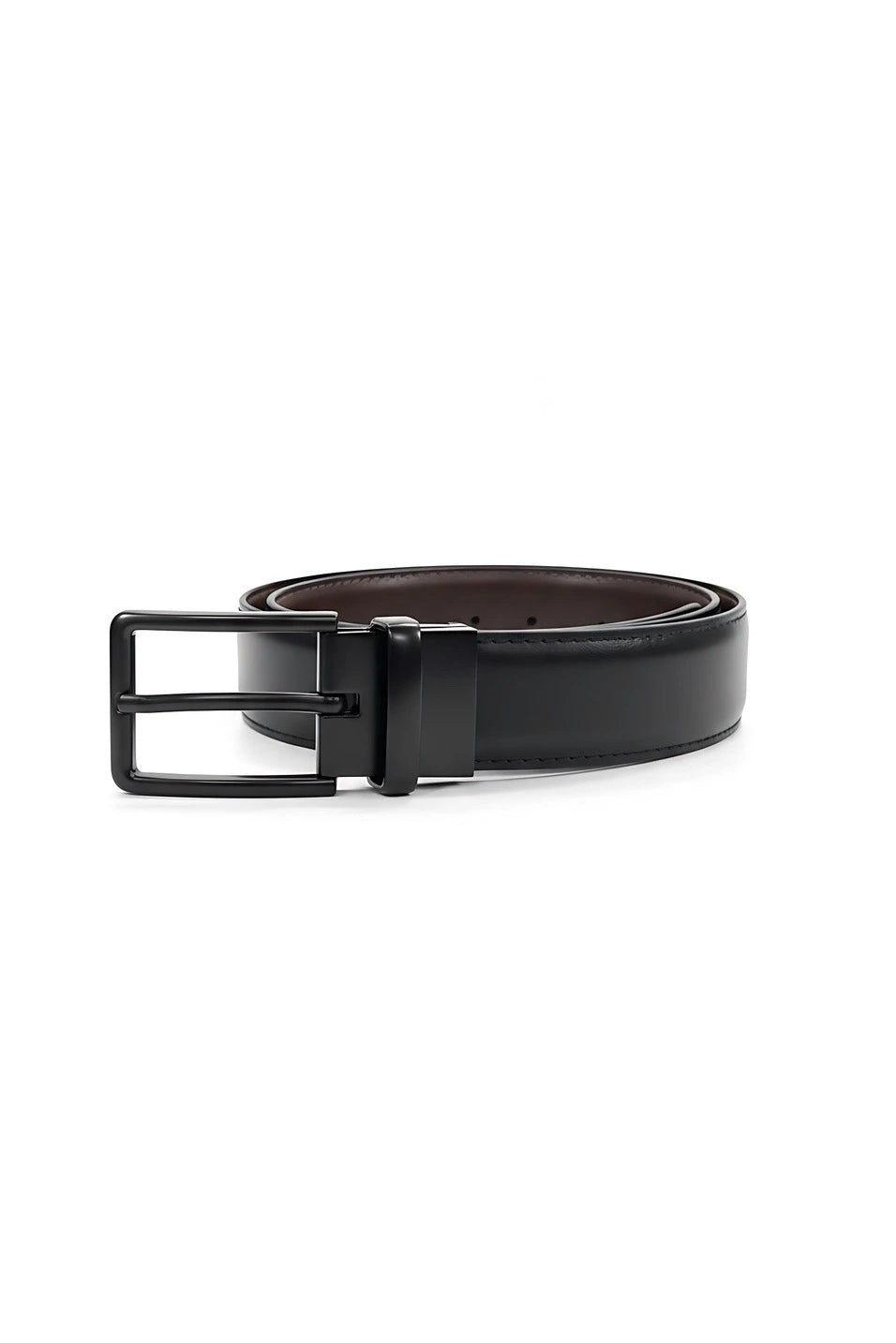 Black Plain (Reversible 2 in 1 Belt)