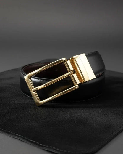Gold Plain (Reversible 2 in 1 Belt)