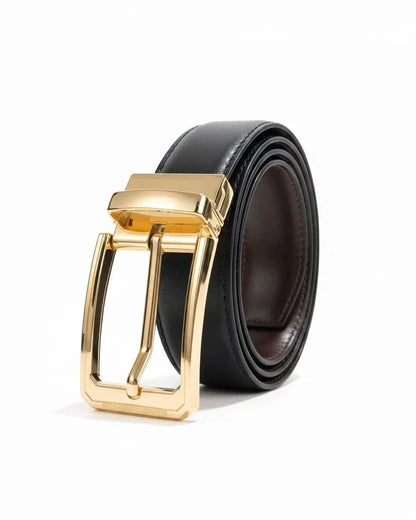 Gold Plain (Reversible 2 in 1 Belt)