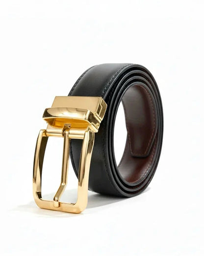 Gold Plain (Reversible 2 in 1 Belt)