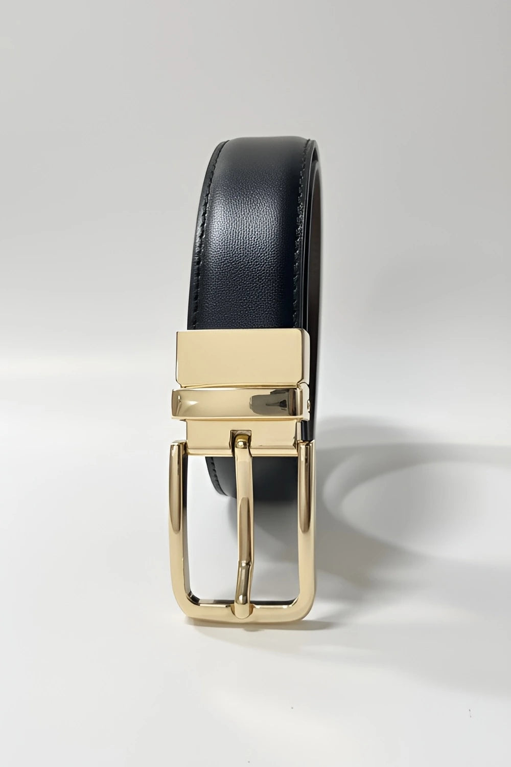 Gold Plain (Reversible 2 in 1 Belt)