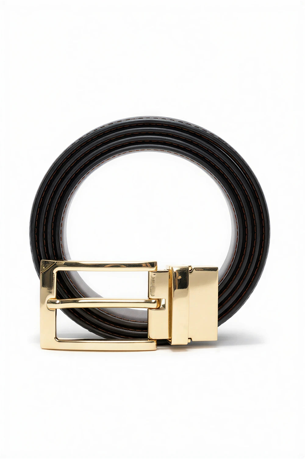 Gold Plain (Reversible 2 in 1 Belt)