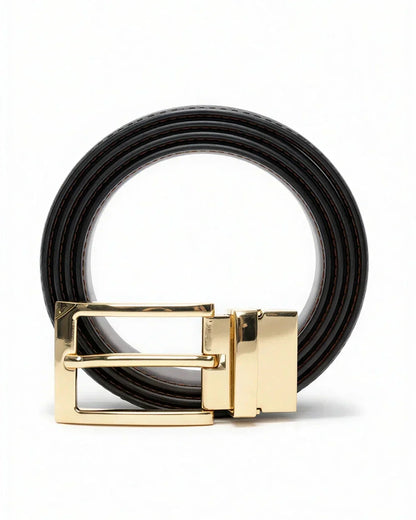 Gold Plain (Reversible 2 in 1 Belt)