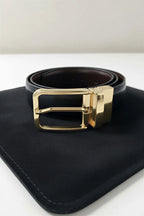 Gold Plain (Reversible 2 in 1 Belt)