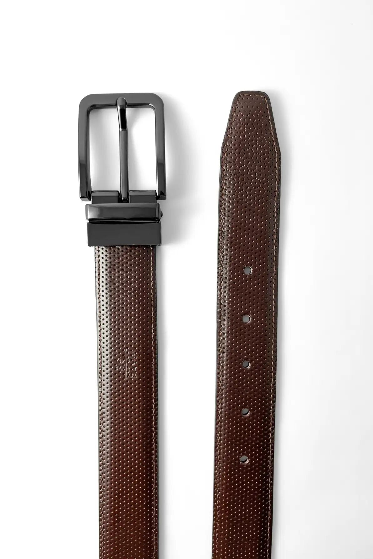 Black Dot Reversible (2 in 1) Belt The Bukl