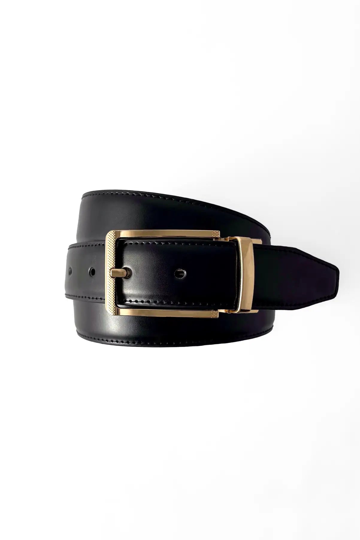 Gold Plain Reversible (2 in 1) Belt The Bukl
