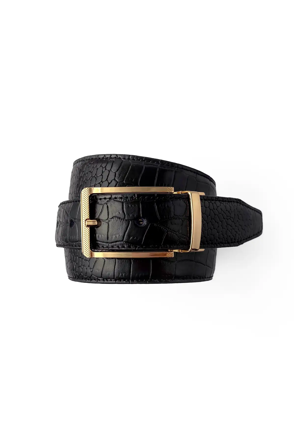 Gold Croc Reversible (2 in 1) Belt The Bukl