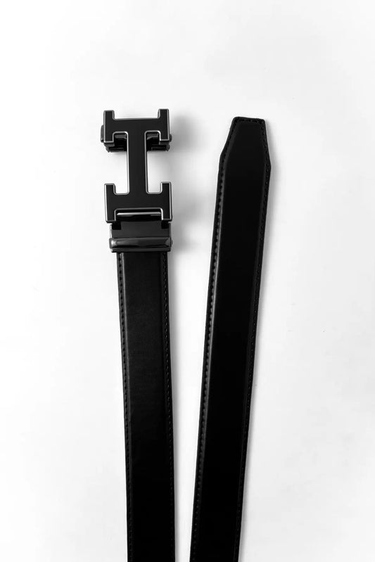 Matte Charcoal Black Auto Lock Belt The Bukl